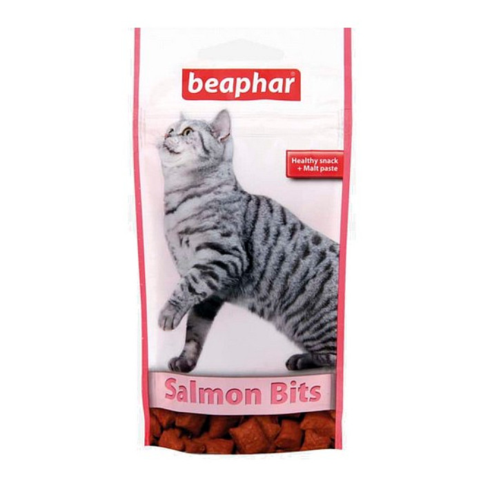 Beaphar Salmon Bits Smakołyki dla kota z pastą łososiową 35g